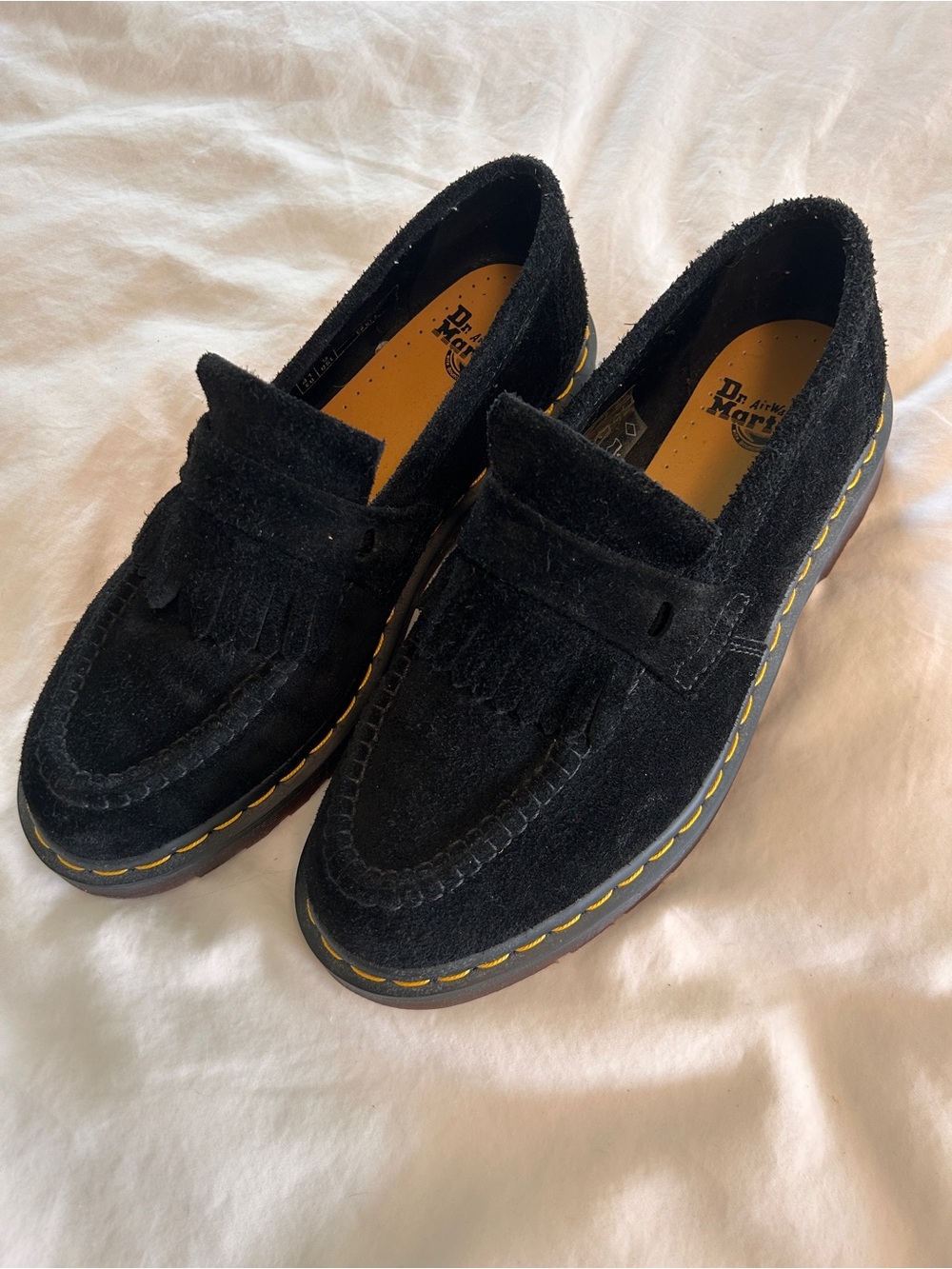 Dr. Martens Black Suede Loafers - Picture 2 of 8
